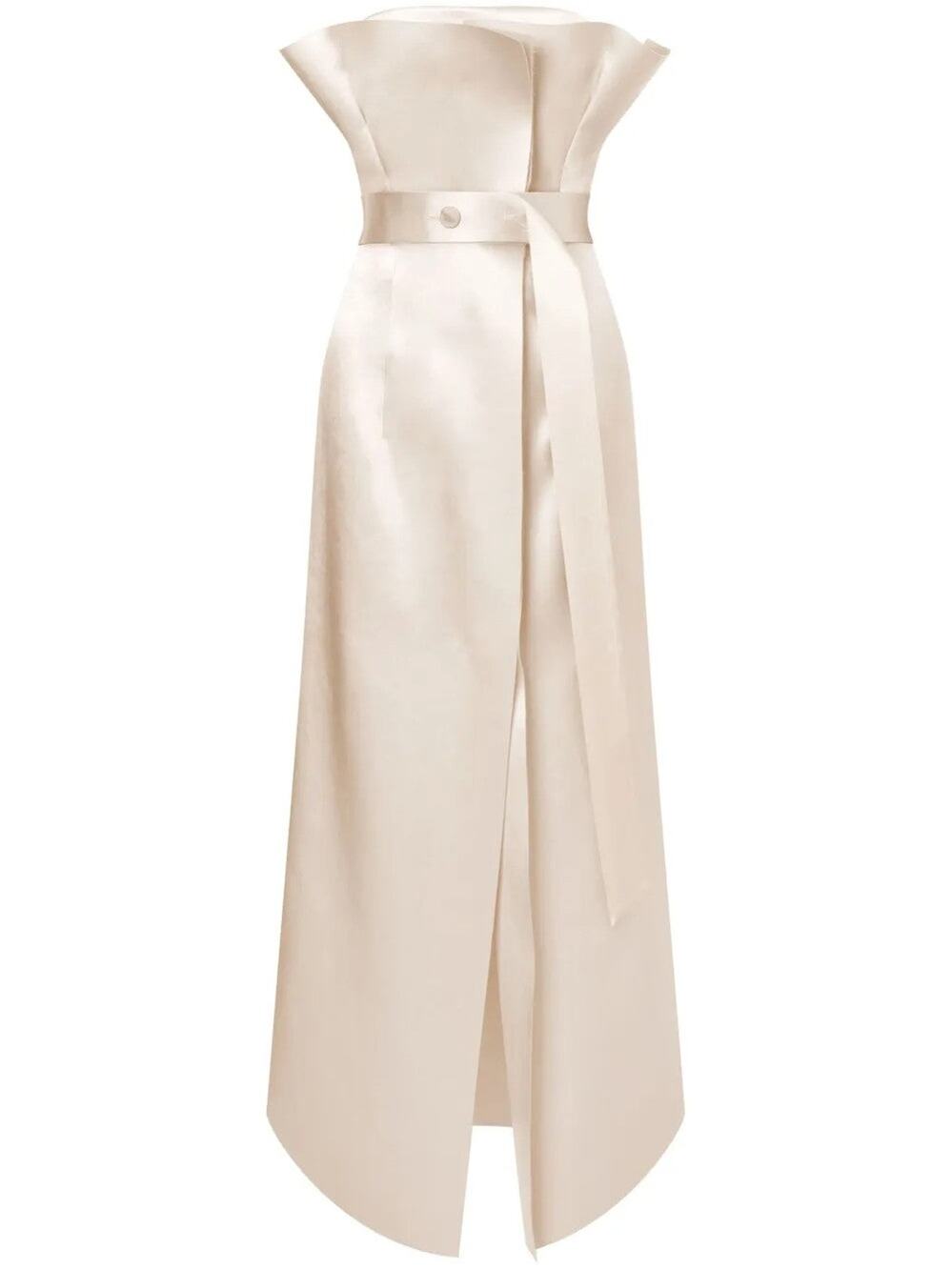 Philosophy di Lorenzo Serafini Satin Gown Dress - 42